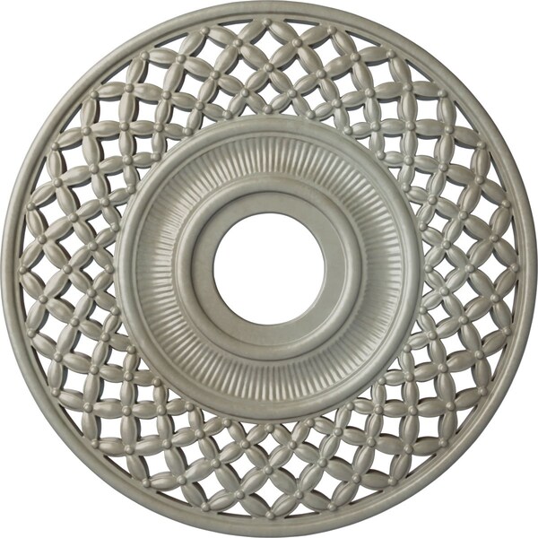 Ekena Millwork Robin Ceiling Medallion (Fits Canopies up to 6 1/4"), 22 1/4"OD x 4 3/4"ID x 1 1/4"P, Flash Gold CM22RBFLS - main